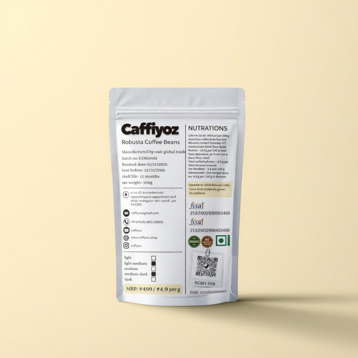 Robusta Coffee Beans